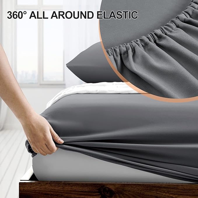 FreshCulture King Fitted Sheet Only 2 Pack - Image 3