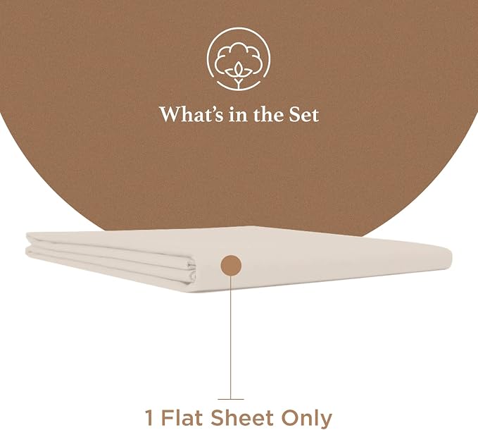 Good Sleep Bedding Flat Sheet Full - Image 2