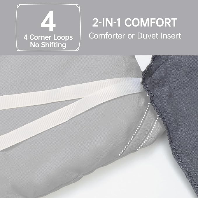 MUXHOMO Queen Comforter Set, All Season Ultra Soft Down Alternative Bedding - Image 6