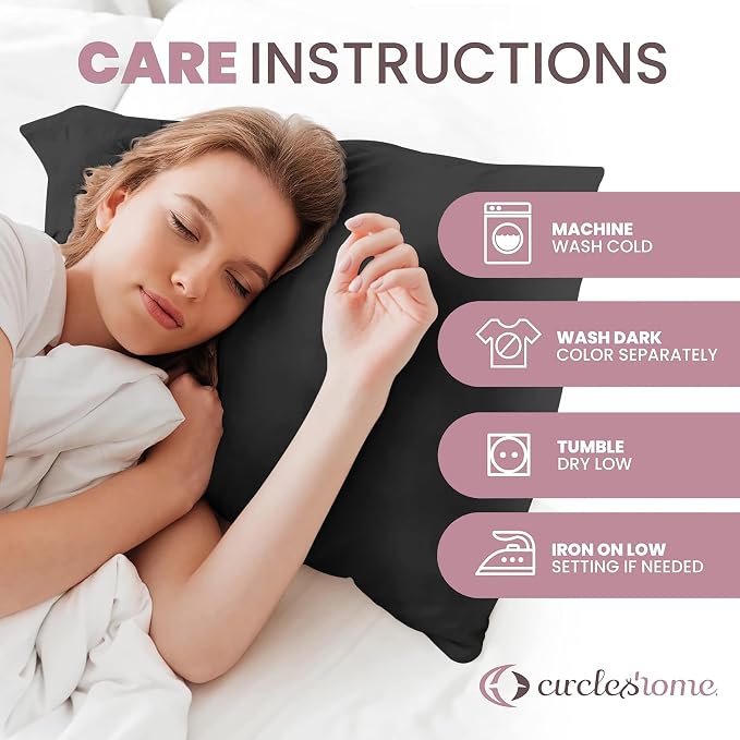 CirclesHome Pillow Protectors Single Pack Body Zippered - Image 7