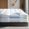 ViscoSoft 3 Inch Pillow Top Memory Foam Mattress Topper Twin by ViscoSoft