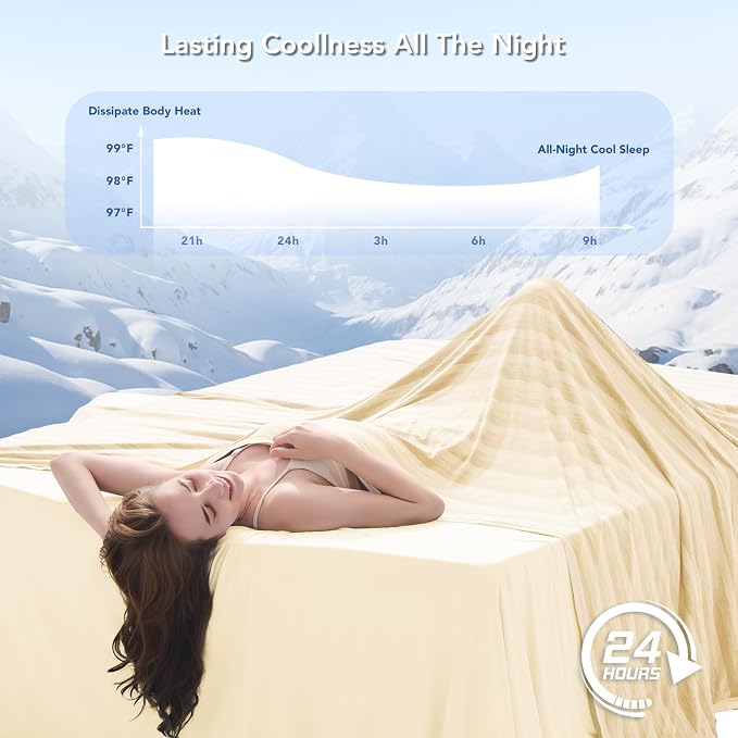 GOHERO Cooling Blanket King Size- 100"x90" Summer Cooling Throw Blanket - Image 3