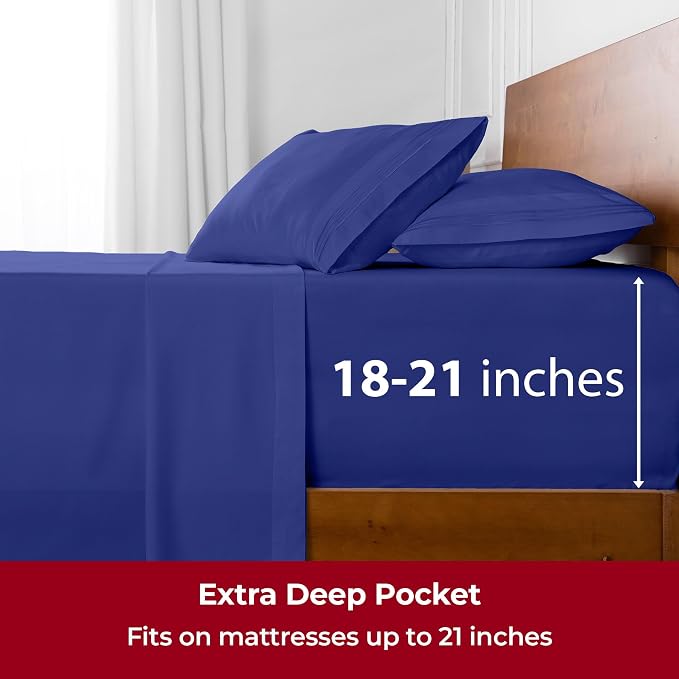 Mellanni Extra Deep Twin Sheets - Image 6