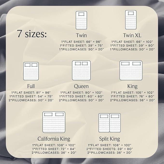 LuxClub 4 PC California King Size Sheet Set Deep Pockets 18" Wrinkle Free - Image 4