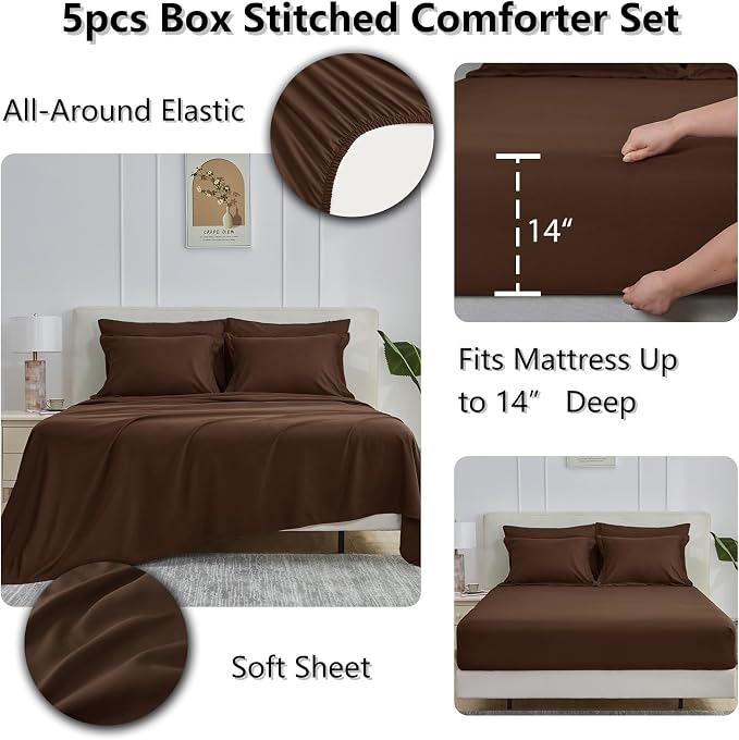 CozyLux Twin Comforter Set - Image 4