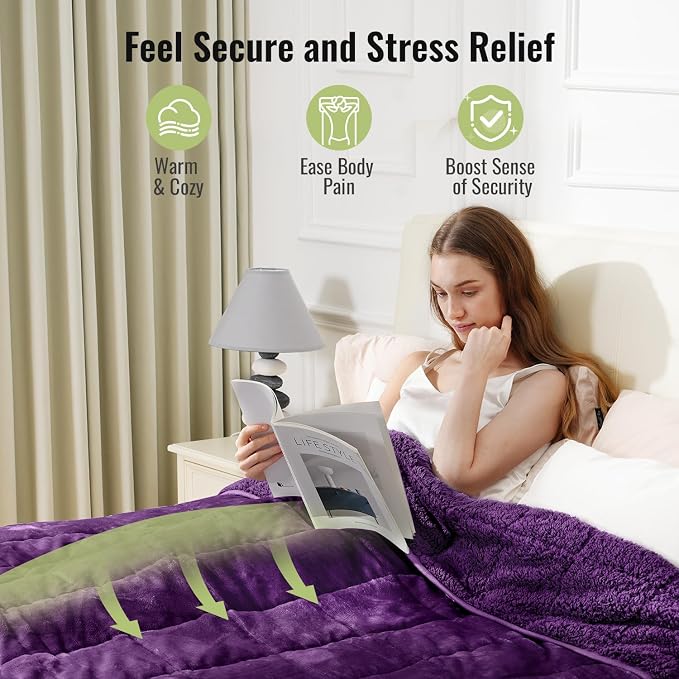 Uttermara Weighted Blanket for Adults, Twin Size Heavy Blanket - Image 4