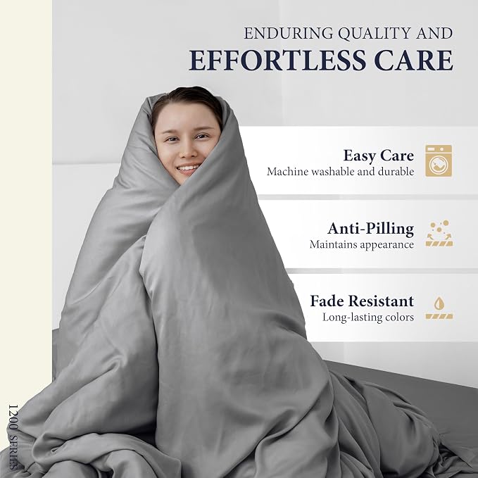 100% Egyptian Cotton Queen Size Sheets Set - Image 7