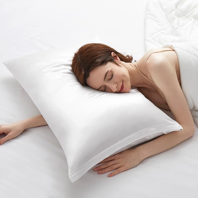 Satin Pillowcases with Zipper （20x26）, Standard Size Pillowcases Set of 2 - Image 6