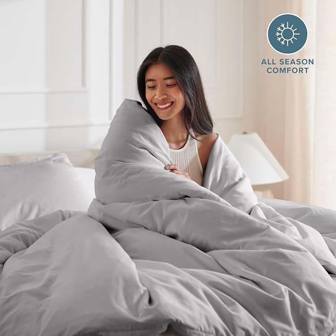 Bare Home Bedding Duvet Cover Oversized King Size - Image 3