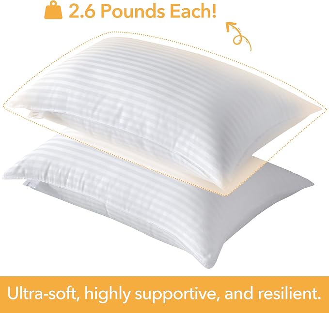 Oubonun Queen Size Pillows Set of 2 - Image 2