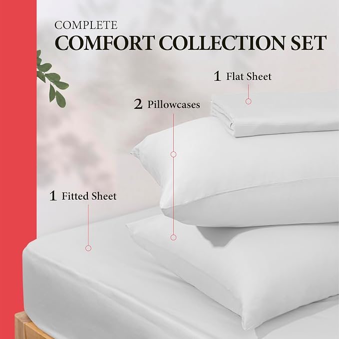 100% Egyptian Cotton California King Size Sheet Set - Image 3