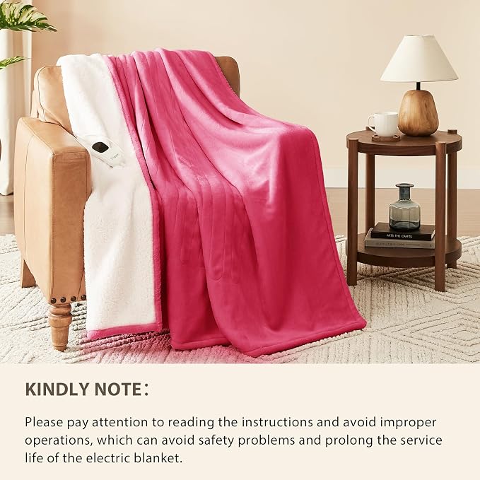 Homemate Electric Heated Blanket Full Size - Image 6