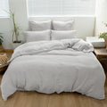 Simple&Opulence 100% Linen Duvet Cover Set 2pcs Basic Style Natural French by SimpleOpulence