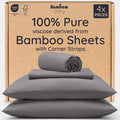 Bambaw 100% Viscose Derived from Bamboo Queen Sheet Set – 4pcs Soft Bedding Set by Bambaw