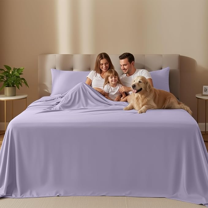 Utopia Bedding King Size Sheet Set – 4 Piece Bed Sheets, Soft and Breathable - Image 2