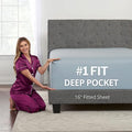 DeaLuxe California King Fitted Sheet Only by DeaLuxeBedding