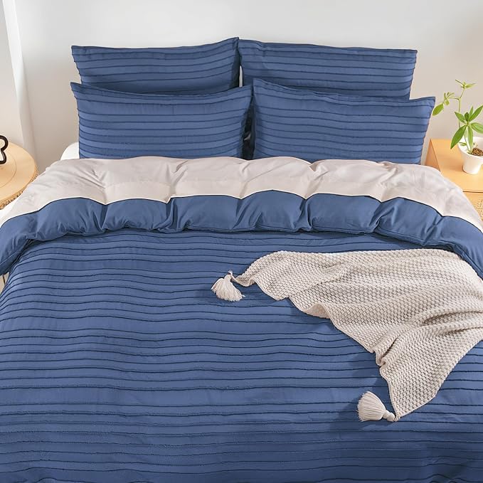 NEXHOME PRO Duvet Cover King, 3 Pieces Boho Tufted Duvet Cover Set, Soft and - Image 7