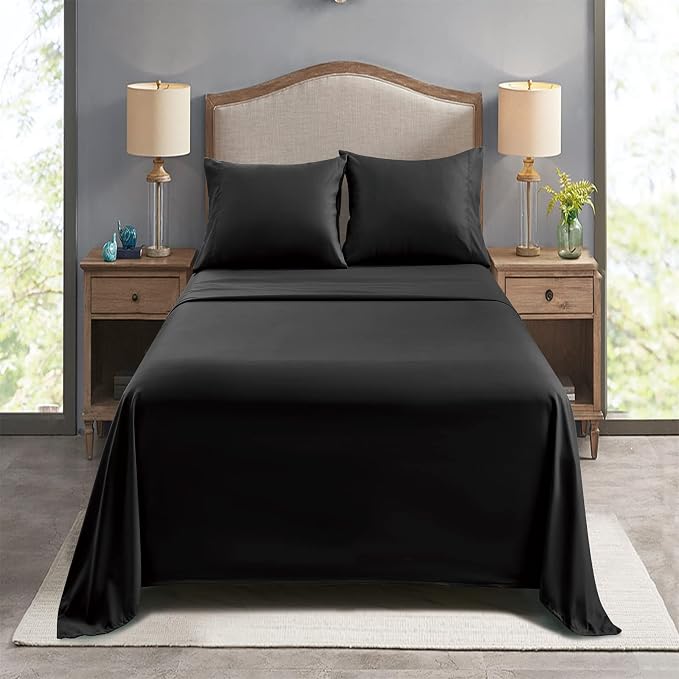 FreshCulture Full Flat Sheets Only, Soft Microfiber Bedding Sheets - Image 7