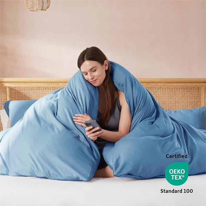 Nestl Blue Heaven Duvet Cover Queen Size - Image 3
