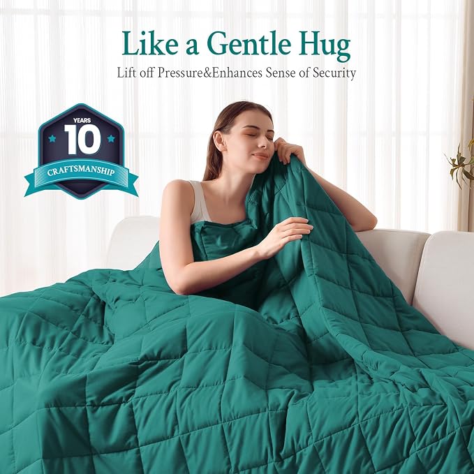 Topblan Weighted Blanket for Adults 20lbs, Soft Cooling Weighted Blankets - Image 2