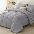 CozyLux Full Size Comforter Sets Grey by CozyLux