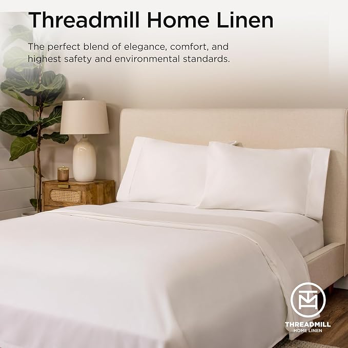 Threadmill Luxury 800 Thread Count Twin 100% Cotton Sheets - Image 8