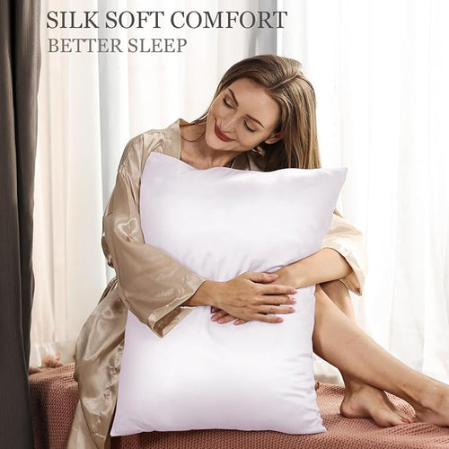 Adubor Mulberry Silk Pillowcase 2 Pack - Image 2
