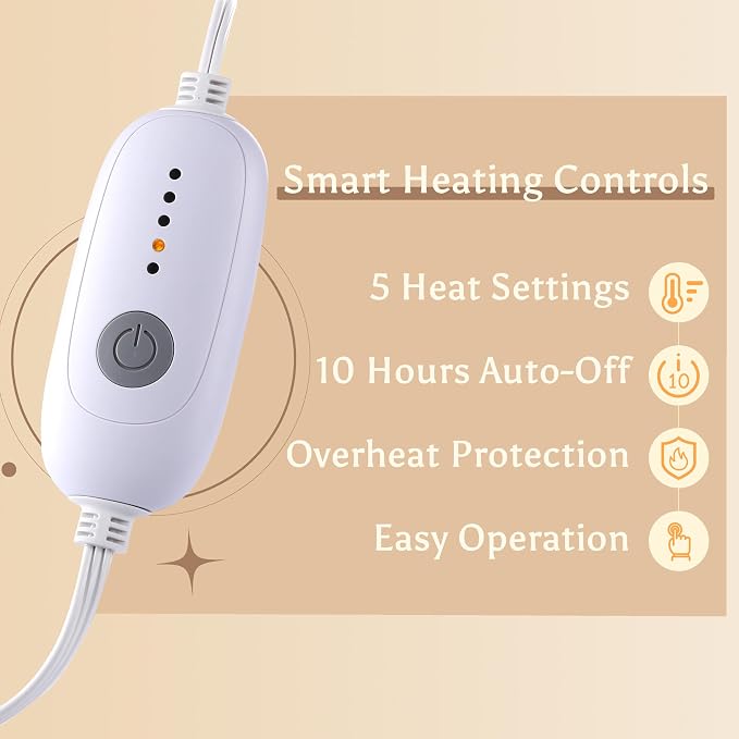 Electric Heated Blanket Full 72"x84" - Image 5