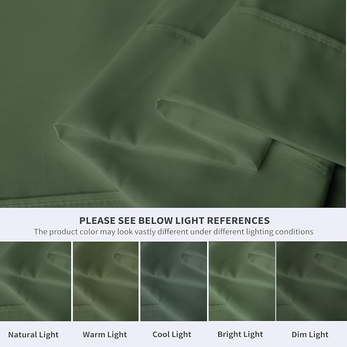 Maple&Stone Queen Flat Sheet 6 Pack, Premium Soft & Breathable, Brushed - Image 4