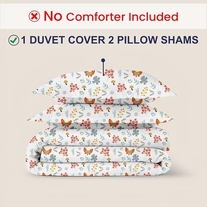 Kotton Culture 3 Pc King Size Duvet Cover Set- 100% Egyptian Cotton 600 Thread - Image 2