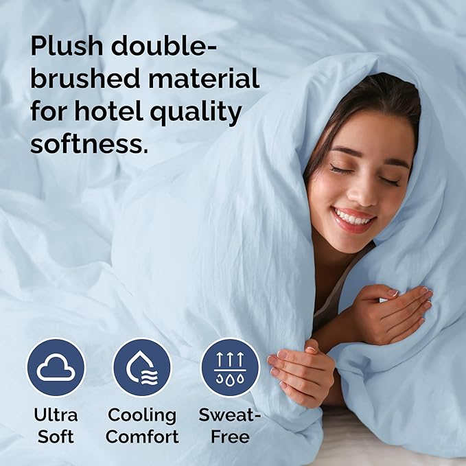 Duvet Cover Cal King Size Set - Image 3
