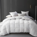 Hotel Grand Luxury White Goose Feather Down Fiber Comforter King Size, 100% by Unknown