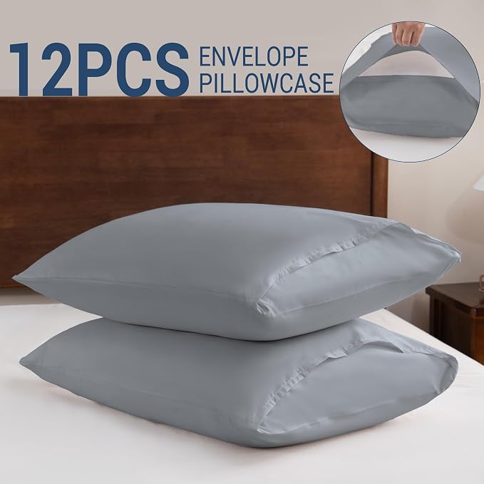 Pillowcases Queen 12 Pack, 20x30 Pillow Cases - Image 5