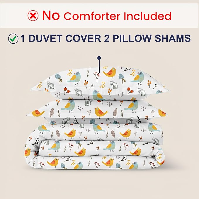 Kotton Culture 120"x98" 3 Pc Oversized King Duvet Cover Set 100% Egyptian Cotton - Image 2