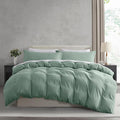 Nestl Sage Green Duvet Cover Queen Size by Nestl