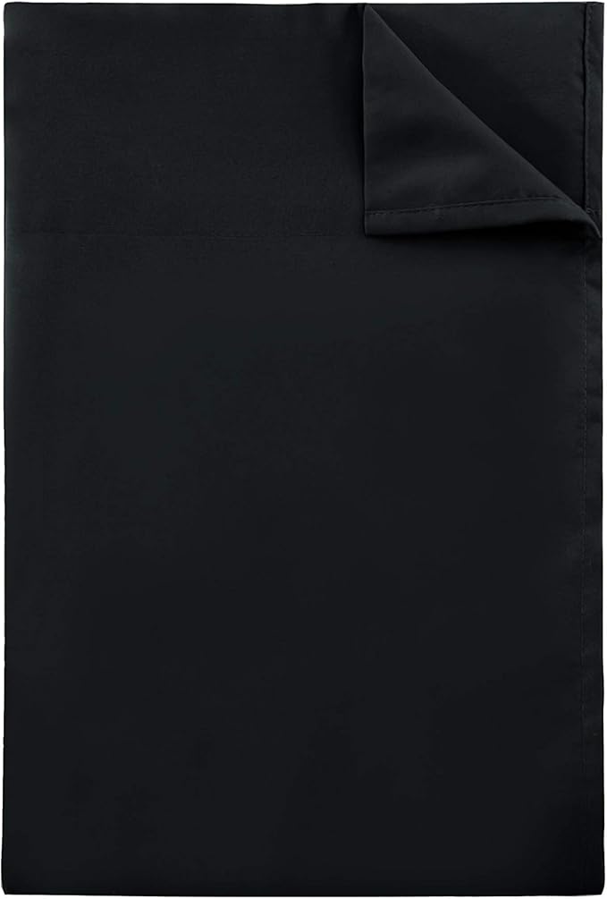 Sfoothome California King Flat Sheet Black Top Sheet, Premium Hotel 1-Piece - Image 4