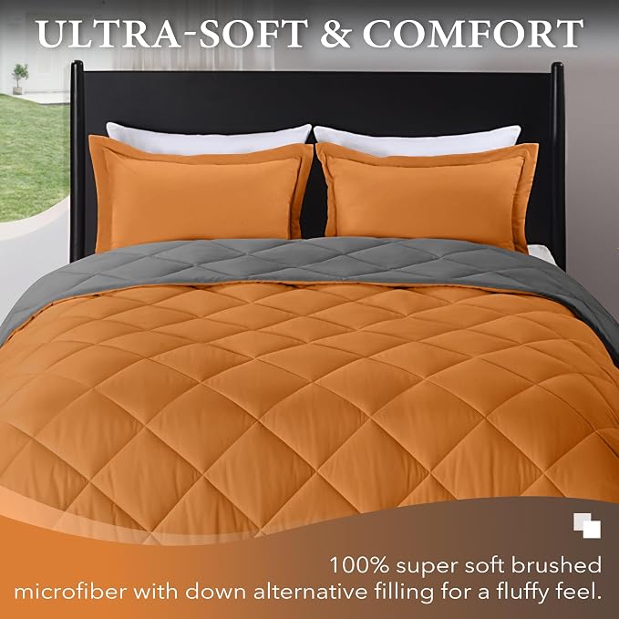 downluxe King Size Comforter Set - Image 2