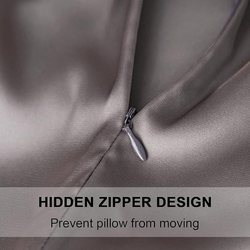 2 Pcs Mulberry Silk Pillowcase for Hair and Skin, Cooling Silk Pillow Case - Image 2