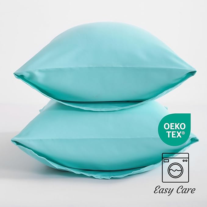 NTBAY Standard Pillow Cases Set of 2, 2 Pack Brushed Microfiber 20x26 Pillow - Image 5