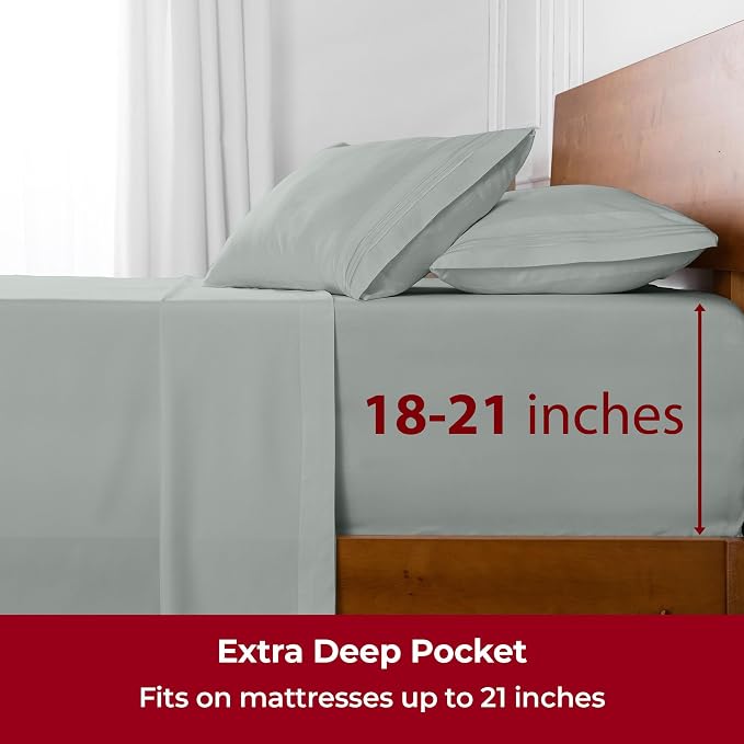 Mellanni Extra Deep Queen Sheets - Image 6
