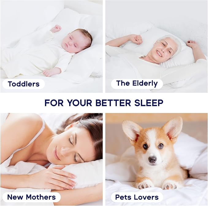 SLEEP ZONE Waterproof Queen Mattress Pad, Soft Mattress Topper, Fitted Mattress - Image 7