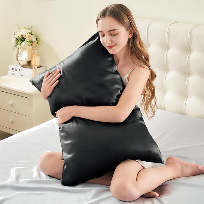 INFIIXSO Mulberry Silk Pillow Case King Size, Silk Pillowcase - Image 3