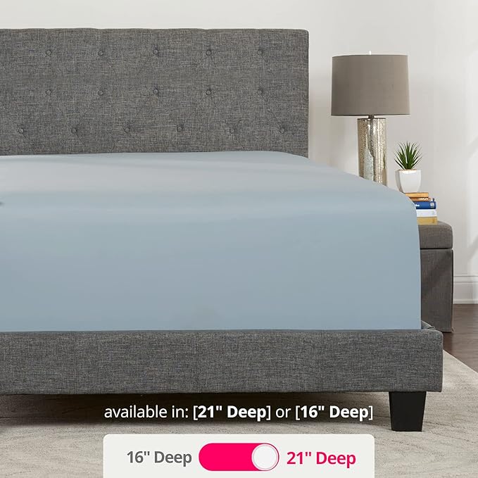 DeaLuxe Deep Pocket Full Fitted Sheet - Image 3