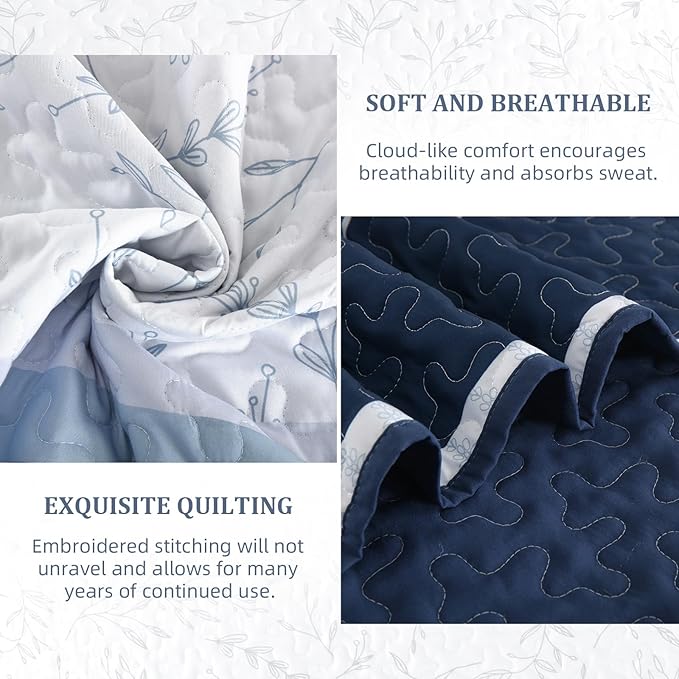 DJY Striped Quilt Set King Size - Image 6