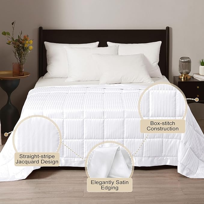 downluxe Weighted Blanket King Size, 18 lb Weighted Blanket - Image 2
