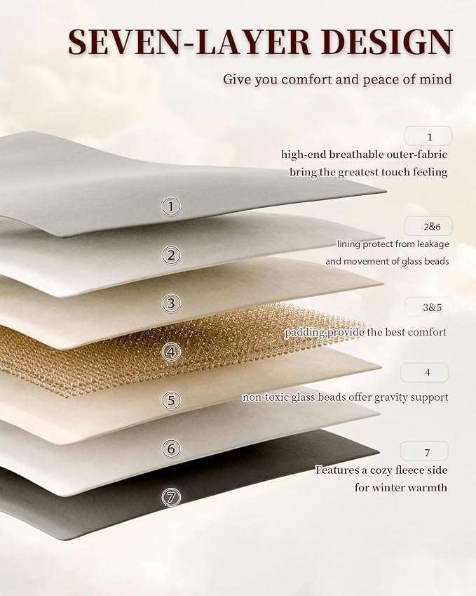 L'AGRATY Queen Size Weighted Blanket - Image 6