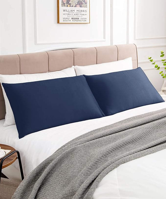Warmstar Cotton Pillow Cases Queen Size Set of 2, 600 Thread Count Pillowcases - Image 2