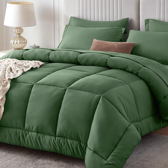 Sasttie California King Comforter Set, 7 Pieces Cal King Bed in a Bag, Complete by SASTTIE