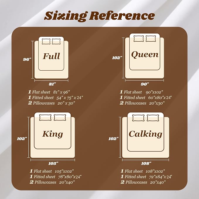 LBRO2M 100% Cotton Sheets Set Deep Pocket 24", 1000 Thread Count King Size 4 - Image 7