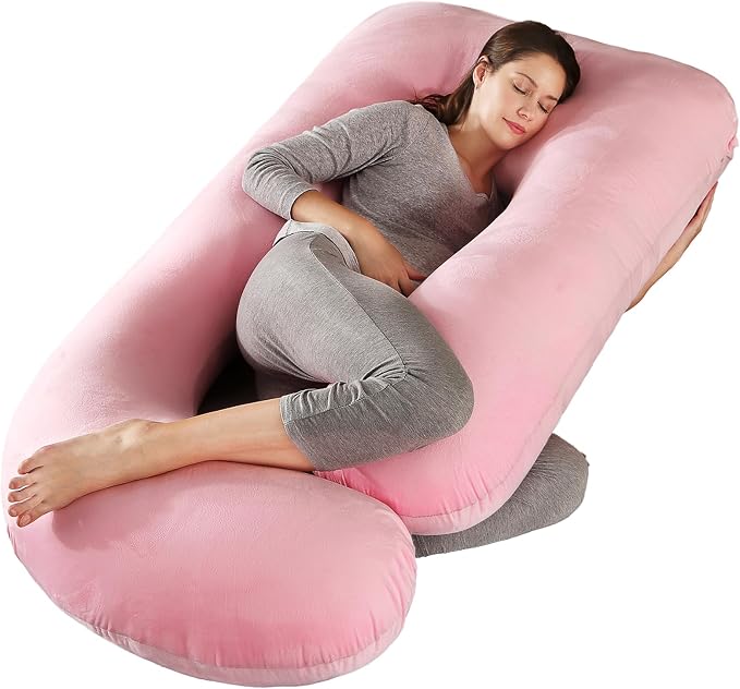 BATTOP Pregnancy Pillows for Sleeping- U Shaped Full Body Maternity Pillow by BATTOP